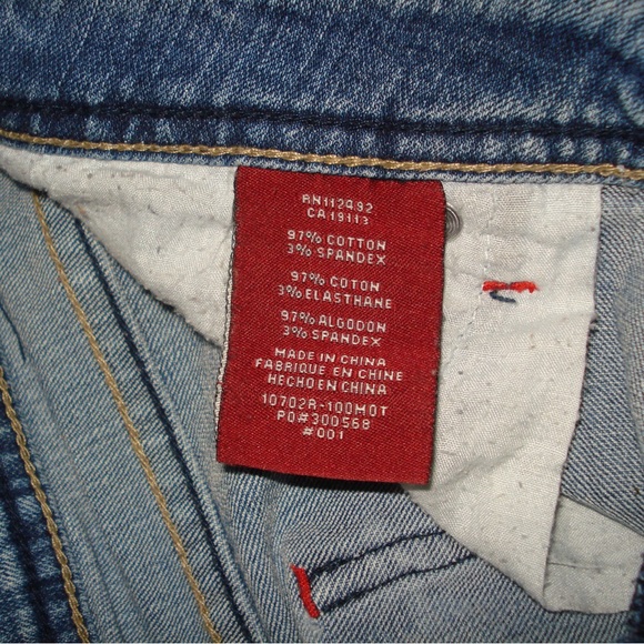 moto low rise straight jeans - Picture 6 of 7